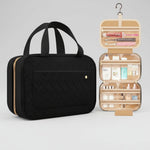 Versatile Hanging Makeup Bag | Travel Cosmetic Organizer with Fold-Out Design for Easy Access 3