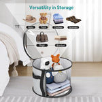 Versatile Hat Storage Bag | Large Clear Organizer with Dual Zipper for Easy Access 5