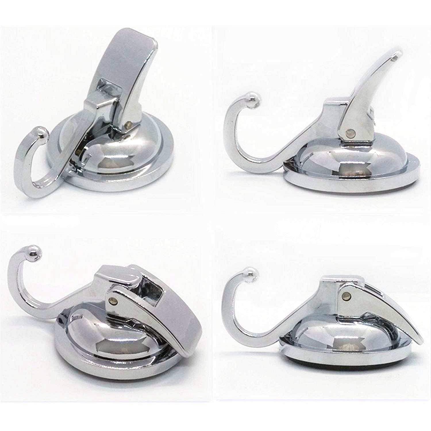 Versatile Home Organizer | 2-Pack Heavy-Duty Vacuum Suction Cup Hooks with Durable Design for Easy Storage 1