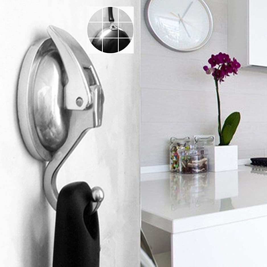 Versatile Home Organizer | 2-Pack Heavy-Duty Vacuum Suction Cup Hooks with Durable Design for Easy Storage 5