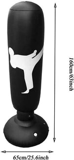 Versatile Inflatable Punching Bag for Kids & Adults with Stable Base | Perfect for Coordination and Stress Relief 2