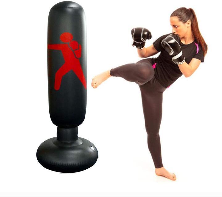 Versatile Inflatable Punching Bag for Kids & Adults with Stable Base | Perfect for Coordination and Stress Relief 5