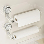 Versatile Kitchen Roll Holder | Vacuum Suction Cup, Drill-Free Design for Space-Saving Organization 0