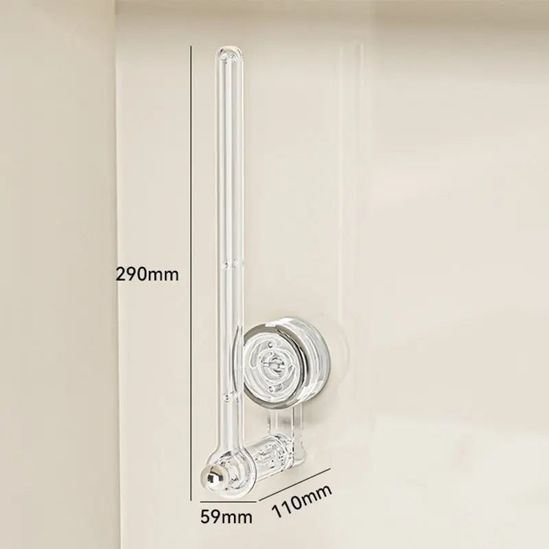 Versatile Kitchen Roll Holder | Vacuum Suction Cup, Drill-Free Design for Space-Saving Organization 5
