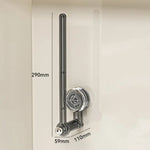 Versatile Kitchen Roll Holder | Vacuum Suction Cup, Drill-Free Design for Space-Saving Organization 6