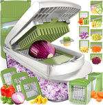 Versatile Kitchen Tool | 10-in-1 Vegetable Slicer with 8 Blades | Efficient Cutting and Grating for Quick Meal Prep 1