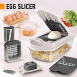 Versatile Kitchen Tool | 10-in-1 Vegetable Slicer with 8 Blades | Efficient Cutting and Grating for Quick Meal Prep 4