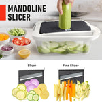 Versatile Kitchen Tool | 10-in-1 Vegetable Slicer with 8 Blades | Efficient Cutting and Grating for Quick Meal Prep 5