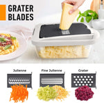 Versatile Kitchen Tool | 10-in-1 Vegetable Slicer with 8 Blades | Efficient Cutting and Grating for Quick Meal Prep 6