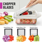 Versatile Kitchen Tool | 10-in-1 Vegetable Slicer with 8 Blades | Efficient Cutting and Grating for Quick Meal Prep 7