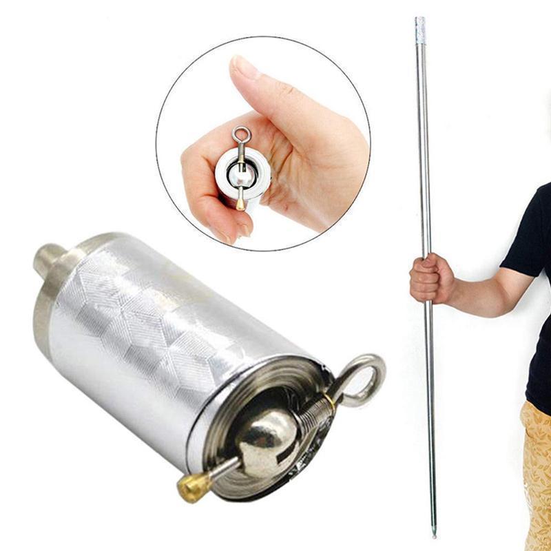 Versatile Metal Rod | Portable Self-Defense Tool with Quick Extension | Ideal for Magic Tricks 0