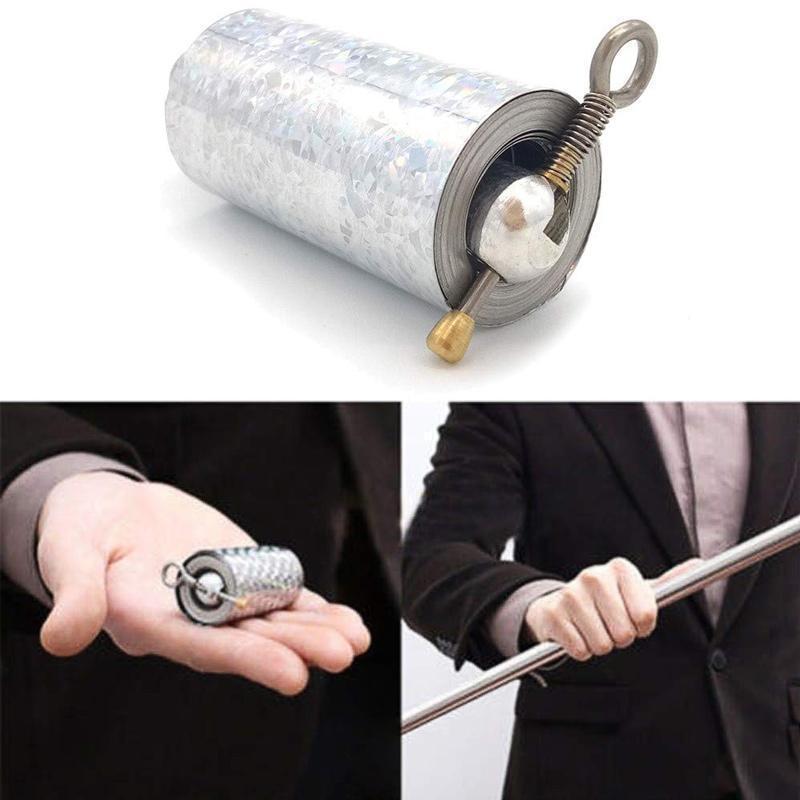 Versatile Metal Rod | Portable Self-Defense Tool with Quick Extension | Ideal for Magic Tricks 2
