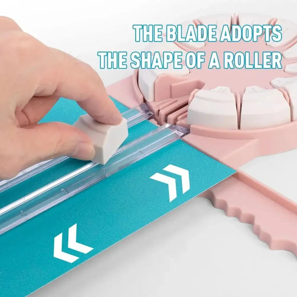 Versatile Paper Cutter | 12-in-1 Trimmer with 360° Rotating Blade | Precision Cutting Tool for Effortless Crafting 3