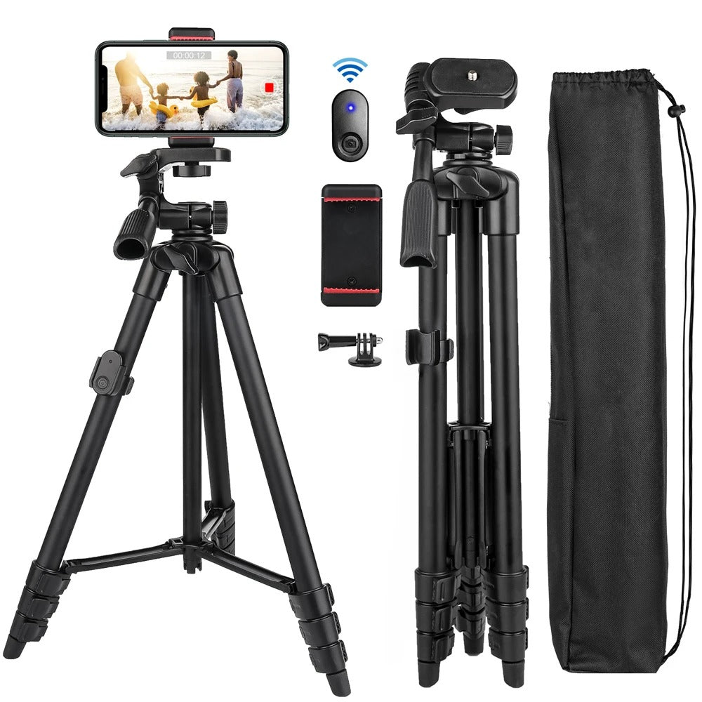Versatile Phone Tripod | Extendable Selfie Stick with Bluetooth Remote for Steady Photos and Videos 0