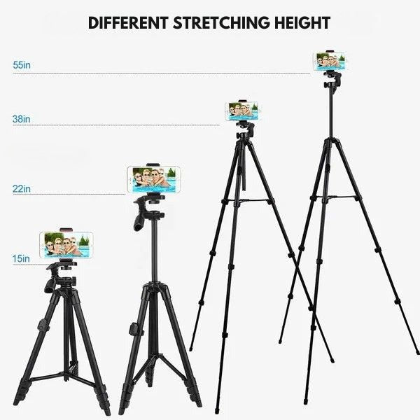 Versatile Phone Tripod | Extendable Selfie Stick with Bluetooth Remote for Steady Photos and Videos 3