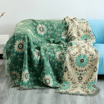 Versatile Reversible Sofa Cover Blanket with Soft Cotton Fabric | Multi-Size Options for Home Comfort 0