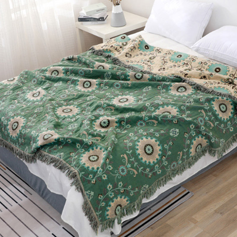 Versatile Reversible Sofa Cover Blanket with Soft Cotton Fabric | Multi-Size Options for Home Comfort 3