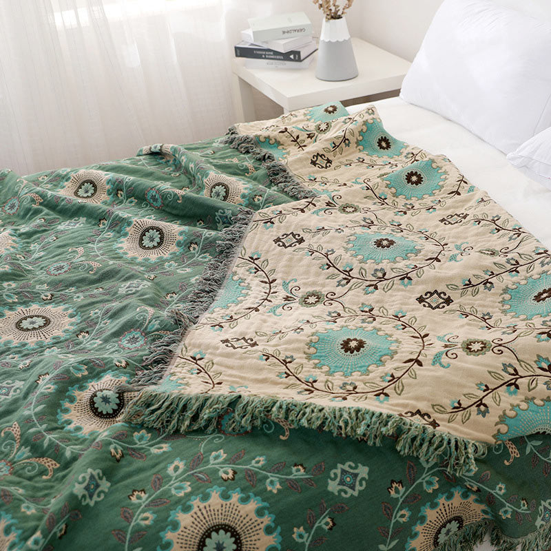 Versatile Reversible Sofa Cover Blanket with Soft Cotton Fabric | Multi-Size Options for Home Comfort 4