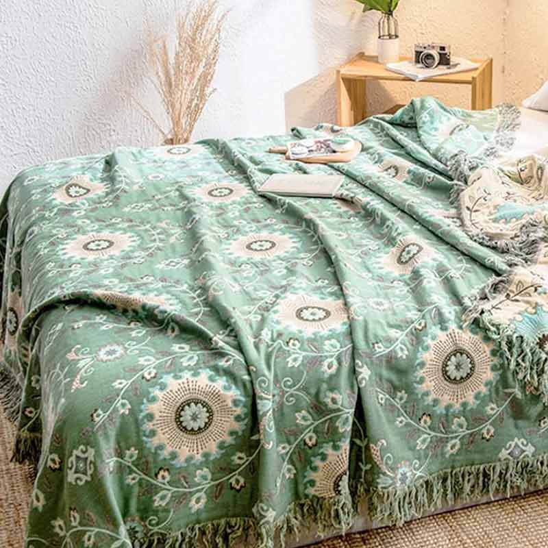 Versatile Reversible Sofa Cover Blanket with Soft Cotton Fabric | Multi-Size Options for Home Comfort 5