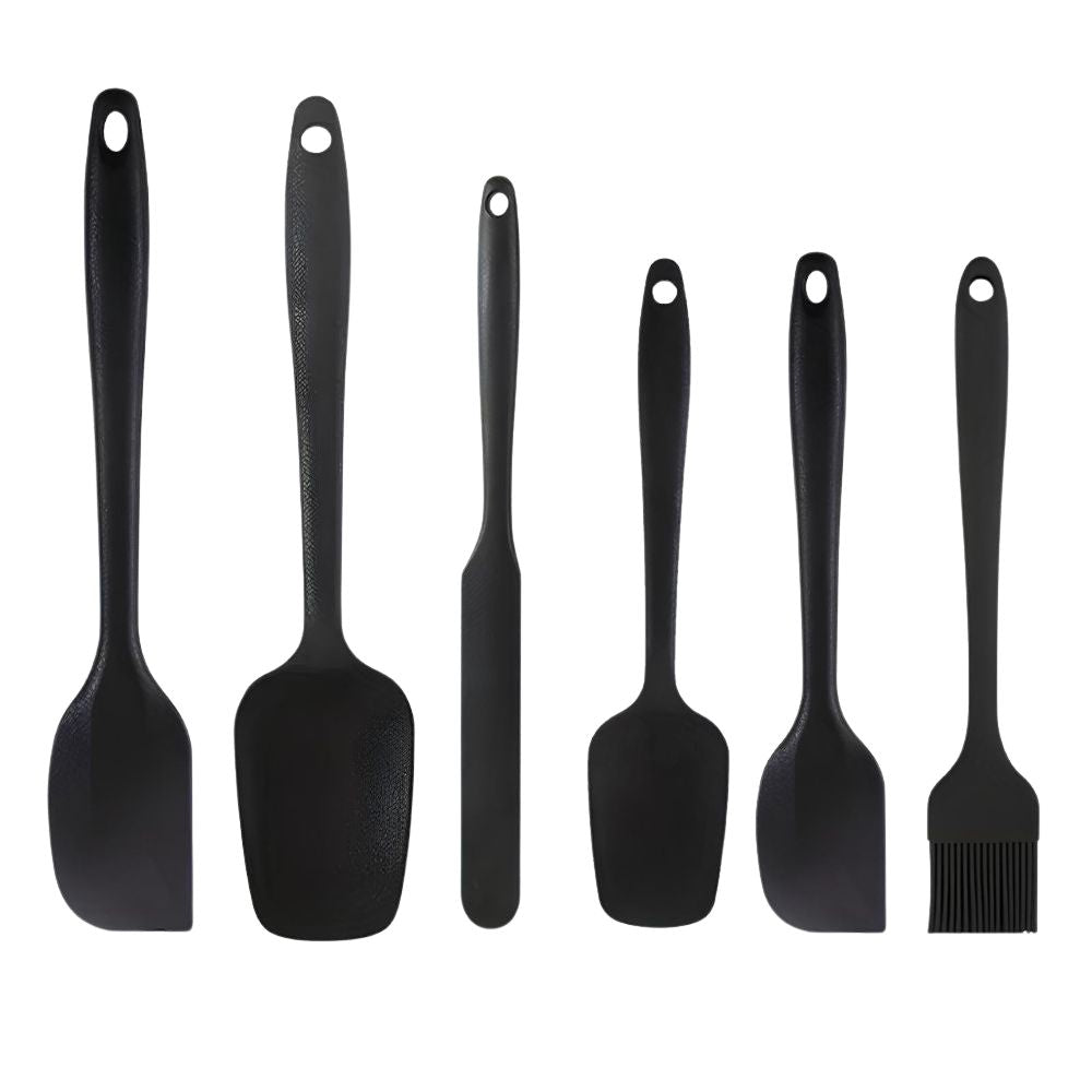 Versatile Silicone Spatula Set with Comfortable Grip | Essential Tools for Baking 0