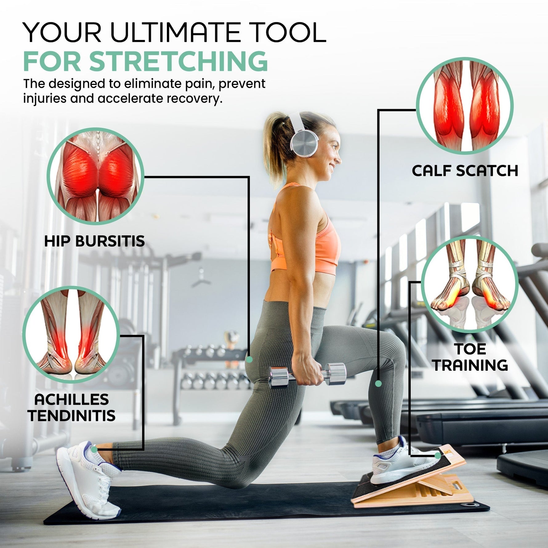 Versatile Slant Board | Adjustable Incline Board for Stretching & Mobility Enhancement 3