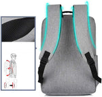 Versatile Slim Laptop Backpack with USB Charging Port & Water-Resistant Fabric for Travel and Daily Use 7