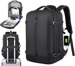 Versatile Travel Backpack | 40L Expandable Waterproof Design with USB Port | 17 Laptop Sleeve for Secure Storage 0