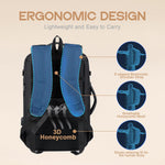 Versatile Travel Backpack | 40L Expandable Waterproof Design with USB Port | 17 Laptop Sleeve for Secure Storage 6