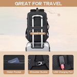 Versatile Travel Backpack | 40L Expandable Waterproof Design with USB Port | 17 Laptop Sleeve for Secure Storage 7