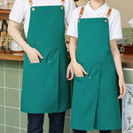 Versatile Unisex Split Skirt Apron with Pockets | Water-Resistant Fabric for Comfort and Style 0
