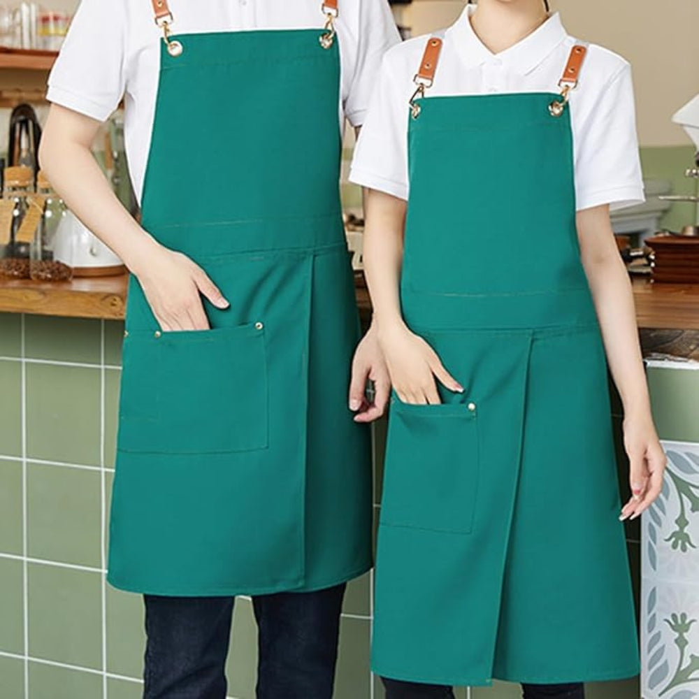 Versatile Unisex Split Skirt Apron with Pockets | Water-Resistant Fabric for Comfort and Style 0
