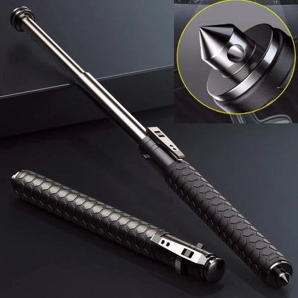 Versatile Walking Stick | Telescopic Self-Defense Pole with Anti-Slip Grip | Compact Design for Stability and Safety 0