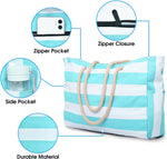 Versatile Waterproof Tote Bag with Zipped Storage for Work & Play 12