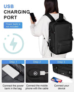Versatile Waterproof Travel Backpack with Shoe Compartment & USB Port for Organized Adventures 2