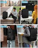 Versatile Waterproof Travel Backpack with Shoe Compartment & USB Port for Organized Adventures 6