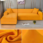 Vexa | Modern Velvet Sectional Sofa Cover with Stretchable Fabric | Elegant Protection for Your Furniture 10