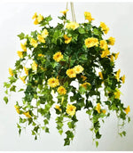 Vibrant Artificial Morning Glory Vines with UV-Resistant Design for Year-Round Beauty 10