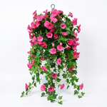 Vibrant Artificial Morning Glory Vines with UV-Resistant Design for Year-Round Beauty 2