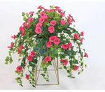 Vibrant Artificial Morning Glory Vines with UV-Resistant Design for Year-Round Beauty 8