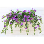 Vibrant Artificial Morning Glory Vines with UV-Resistant Design for Year-Round Beauty 9