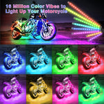 Vibrant LED Motorcycle Light Kit with Brake & Turn Signal Features | 12-Piece Set for Enhanced Visibility and Style 3