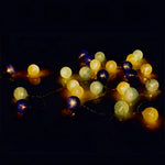 Vibrant LED String Lights | Multicolor Cotton Ball Design with USB & Battery Options | Perfect for Cozy Ambiance 4