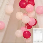 Vibrant LED String Lights | Multicolor Cotton Ball Design with USB & Battery Options | Perfect for Cozy Ambiance 5