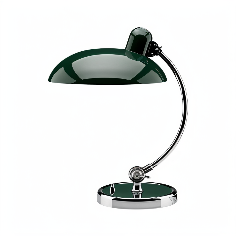 Vintage-Inspired Table Lamp | Adjustable Metal Desk Light with Dome Shade | Perfect for Warm Illumination 3