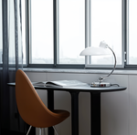 Vintage-Inspired Table Lamp | Adjustable Metal Desk Light with Dome Shade | Perfect for Warm Illumination 8