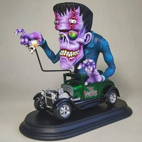 Vintage Collectible Model Toy | Rat Fink Halloween Decoration with Handcrafted Details | Unique Nostalgic Decor for Halloween Lovers 3