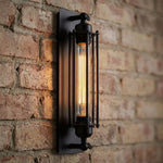 Vintage Industrial Wall Sconce with Protective Metal Cage | Stylish Lighting for Cozy Ambiance 1