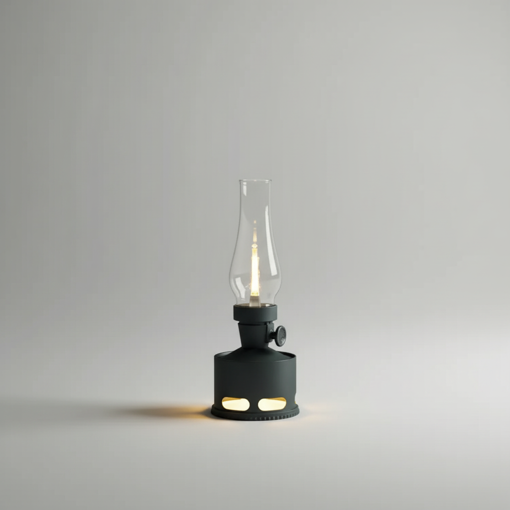 Vintage Lantern with LED Technology | Rechargeable & Safe Lighting for Cozy Ambience 0
