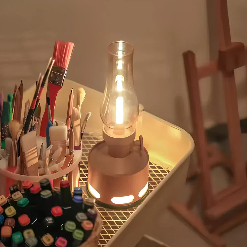 Vintage Lantern with LED Technology | Rechargeable & Safe Lighting for Cozy Ambience 4