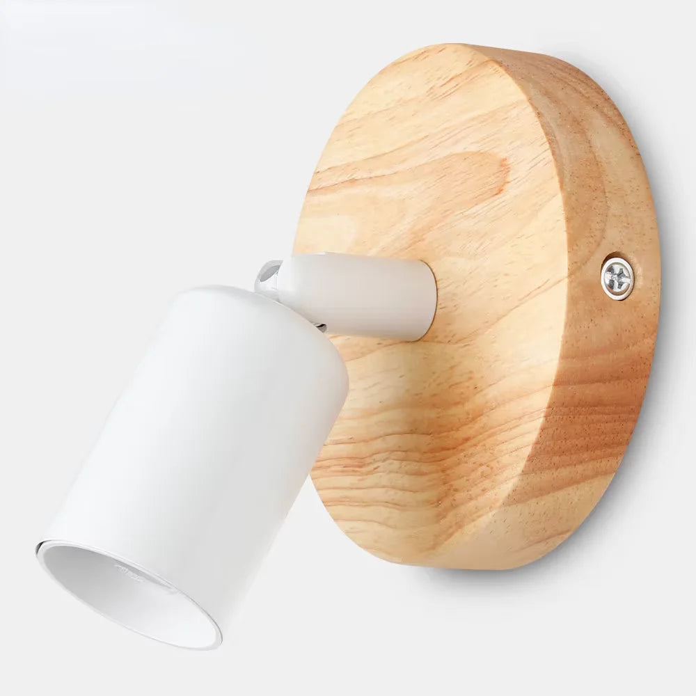 Vintage Retro Wall Lamp | Adjustable Wooden & Metal Sconce for Flexible Lighting 7